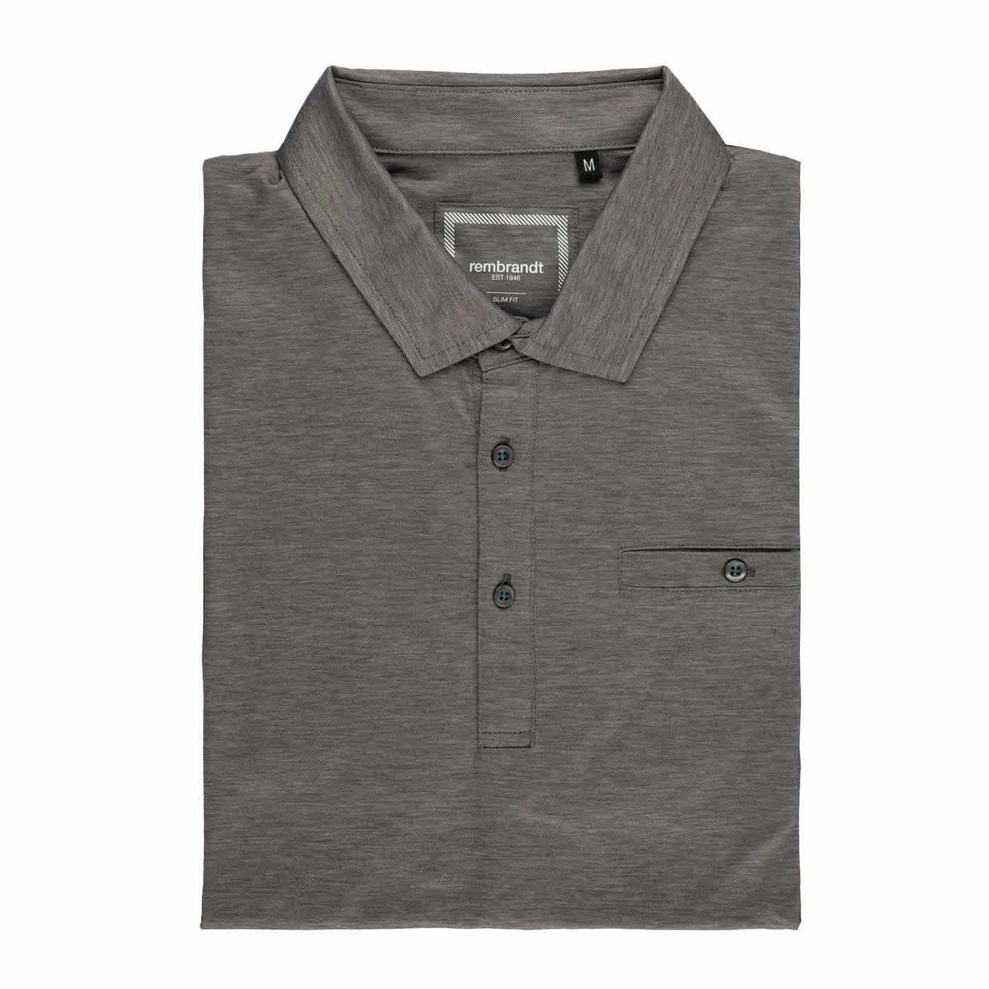 Rembrandt Portofino Grey Marle Polo Shirt